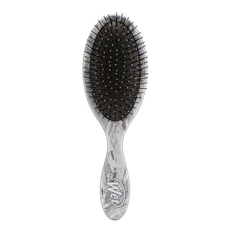 Wet Brush Original Detangler Hair Brush Marble-Blue Silver, BWR830MRSL