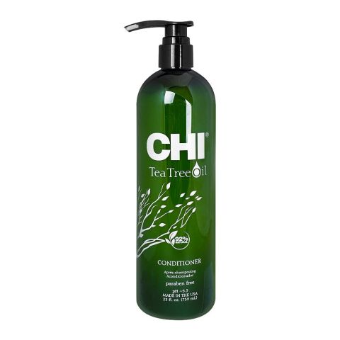 CHI Tea Tree Oil 92% Natural Paraben Free Conditioner, Paraben-Free, 739ml