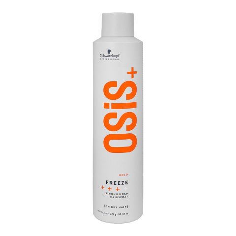 Schwarzkopf Osis+ Hold Freeze Strong Hold Hair Spray, On Dry Hair, 300ml