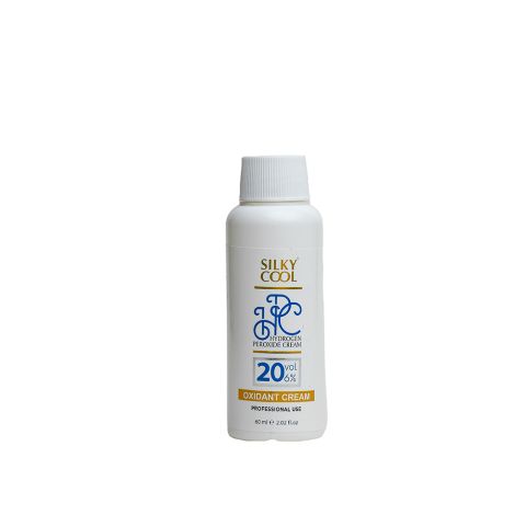 Silky Cool Hydrogen Peroxide Cream 6% 20 Vol Oxidant Cream, 60g