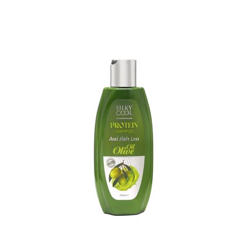 Silky Cool Olive Oil Anti Hair Loss Protein Shampoo, 250ml