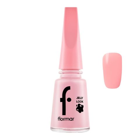 Flormar Jelly Look Nail Enamel, JL27 Milky Pinky, 11ml