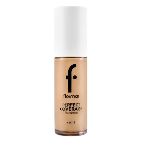 Flormar Perfect Coverage Foundation, 121 Golden Neutral, 30ml