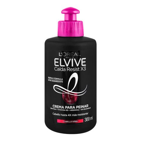 L'Oreal Paris Elvive Resist X3 Weak Hair Styling Cream, 300ml