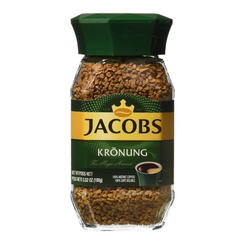 Jacobs Kronung Instant Coffee, 100g