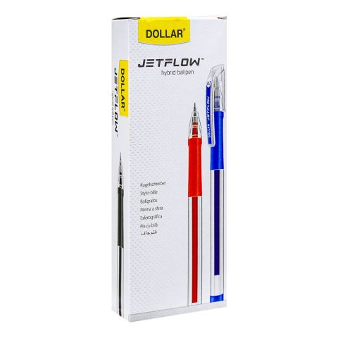 Dollar Hybrid F-0.7 Ball Pen, 10-Pack Red, BP2F