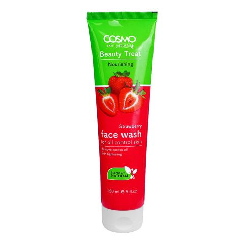 Cosmo Beauty Treat Nourishing Strawberry Oil Control Skin Face Wash, 150ml