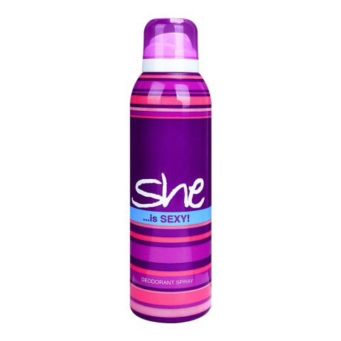 She Is Sexy Deodorant Spray, For Women, 200ml