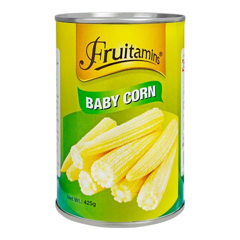 Fruitamins Baby Corn Canned, 425g