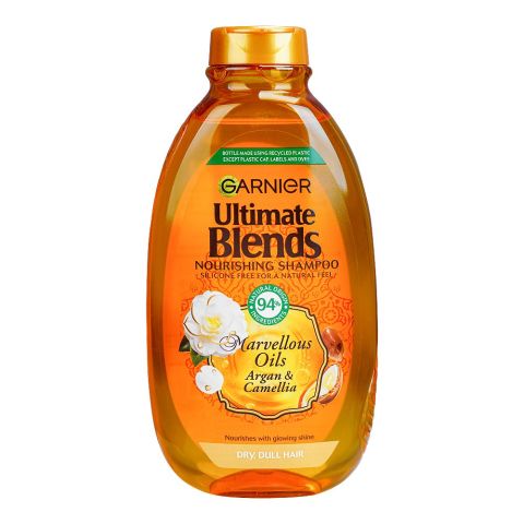 Garnier Ultimate Blends Marvellous Oils Argan & Camellia Nourishing Shampoo, 400ml