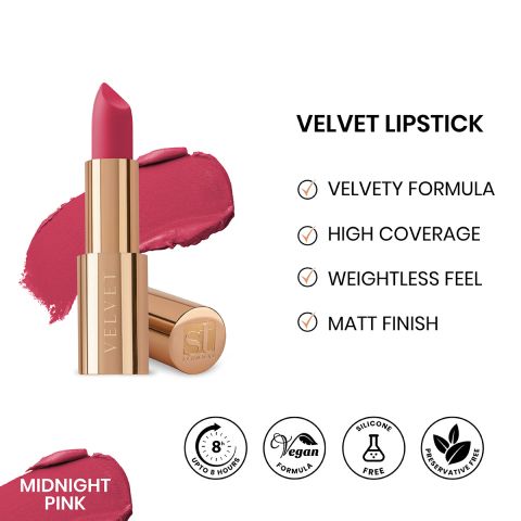 ST London Velvet Ultra-Matt Lipstick, Midnight Pink