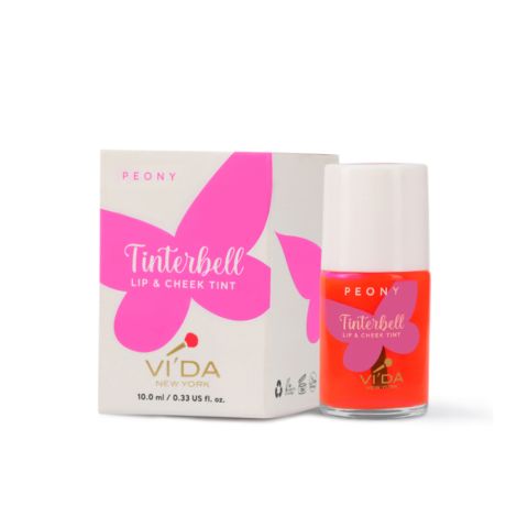 Vi'da New York Tinterbell Lip & Cheek Tint, 10ml, Tint Peony
