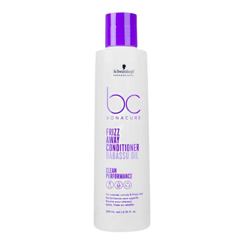 Schwarzkopf Professional Bonacure Frizz Away Conditioner with Babassu Oil, 200ml