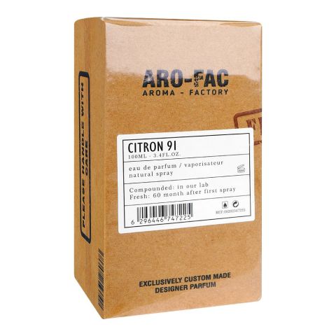 Aro-Fac Citron 91, Eau De Parfum,For Man, 100ml