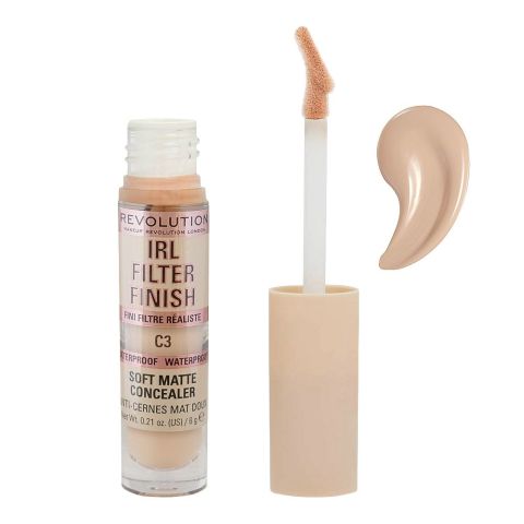 Makeup Revolution IRL Filter Finish Soft Matte Concealer, C3