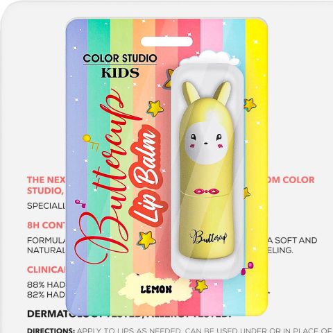 Color Studio Kids Buttercup Lip Balm, Lemon