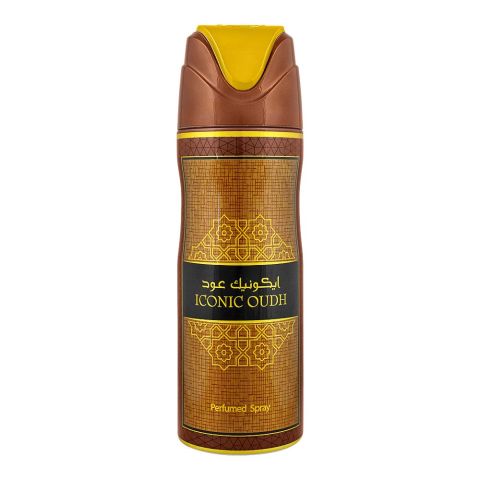 Lattafa Iconic Oudh Body Spray, For Men & Women, 200ml