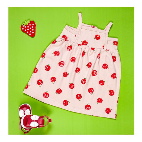 Basix Apple Of My Eye Gather Frock, 2623