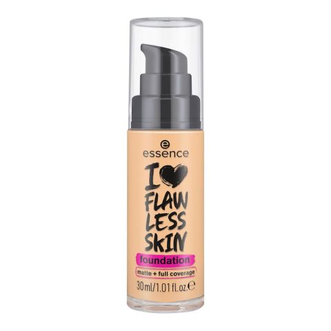 Essence I Love Flawless Skin Long Wear SPF-20 Foundation, 50 Medium Ivory