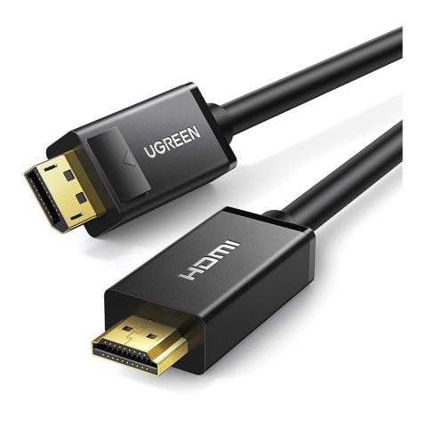 UGreen 4k Display Port to HDMI Cable 1.5M, Black, 10239