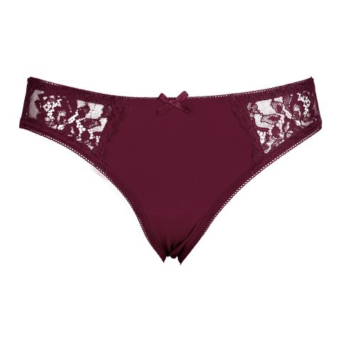 BLS Women's Posy Brief Panty, Raspberry, BLSPD02