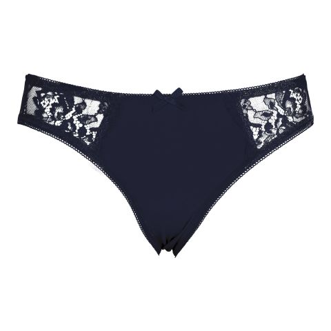 BLS Women's Posy Brief Panty, Navy Blue, BLSPD02