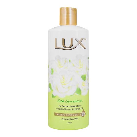 Lux Silk Sensation Moisturizing Body Wash With Gardenia Blossom & Essential Oil, 500ml