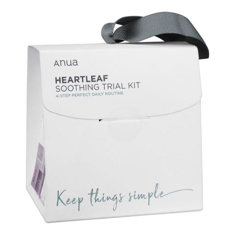 Anua Heartleaf Soothing Trial Kit, Korean Skin Care, 4-Pack