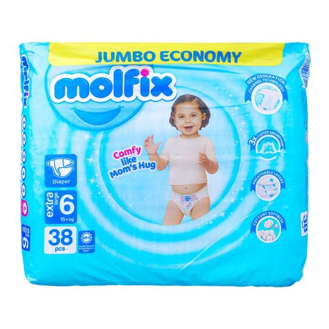 Molfix Diaper 6 Extra Large Jumbo Economy