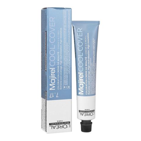 L'Oréal Professional Majirel Hair Colouring Cream, 7.17 Ash Metallic Blonde