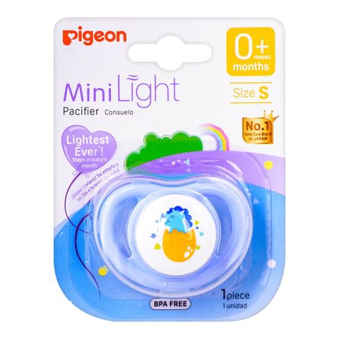 Pigeon Mini Light S Boys 0m+ Pacifier, Dino Egg, N79919