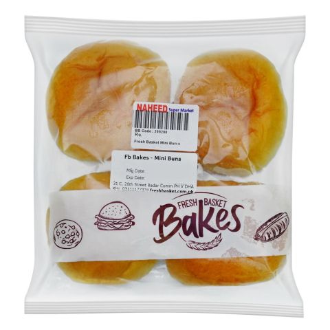 Fresh Basket Mini Buns, 4-Pack