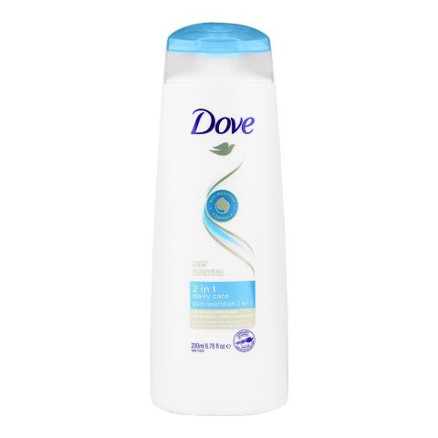 Dove Daily Care 2in1 Shampoo+Conditioner, For Dry Hair, 200ml