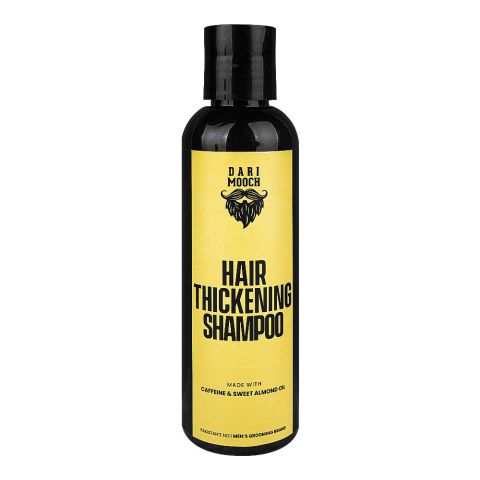 Dari Mooch Hair Thickening Shampoo, Caffeine & Sweet Almond Oil, 180ml