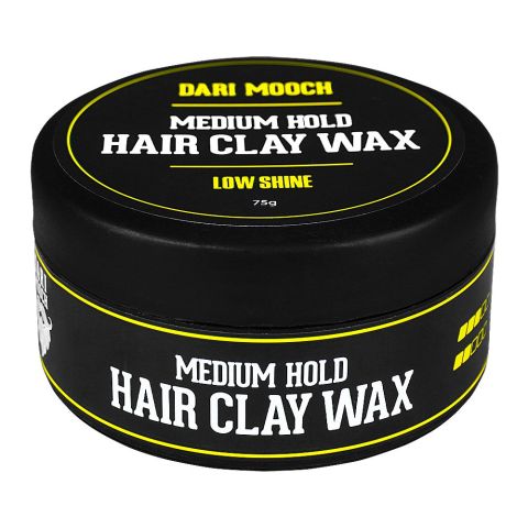 Dari Mooch Low Shine Medium Hold Hair Clay Wax, 75gm