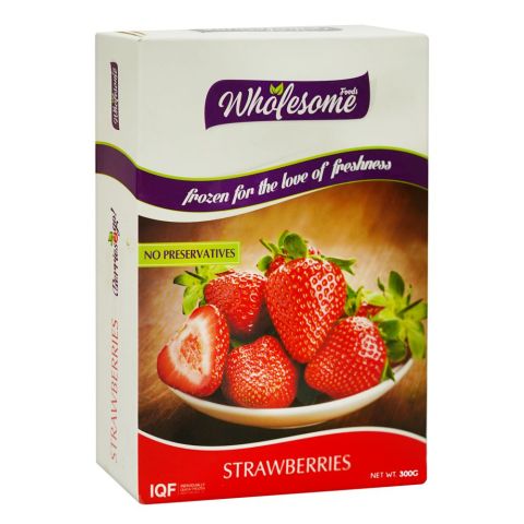 Wholesome Foods Strawberries, 300g