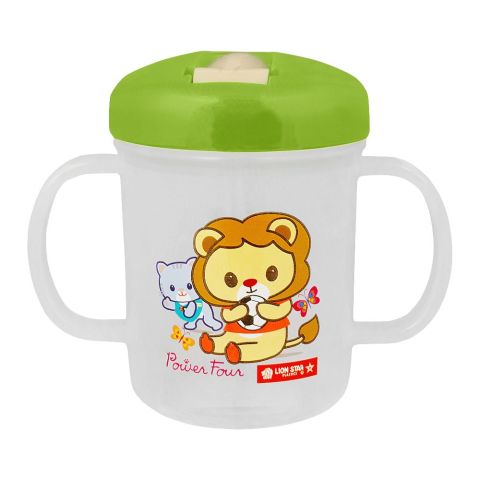 Lion Star Plastic Chise Mug With Handles, Baby Training Sippy Cup, 250ml, GL-71