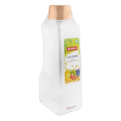 Lion Star Flower Cool Water Bottle, 2000ml, BPA Free, Brown, F-1