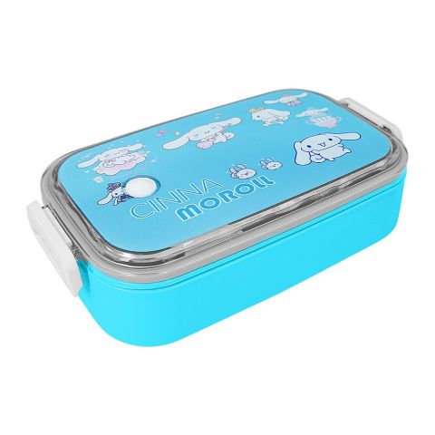 Cinnamoroll Plastic Lunch Box, Sky Blue, Tq29-3