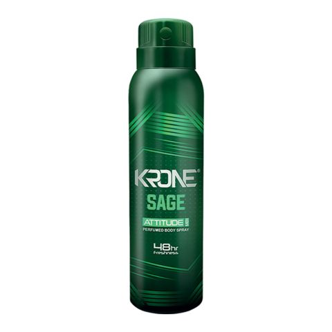 Krone Attitude Sage Body Spray, For Men, 150ml