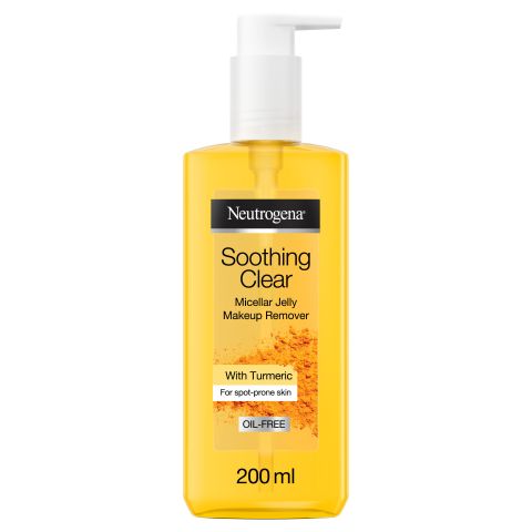 Neutrogena Soothing Clear Turmeric Micellar Jelly Makeup Remover, 200ml