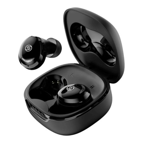 Zero Atom Z Dots ENC Wireless Earbuds, Upto 30 Hours Play Time, 380mAh Box Battery, 40mAh Earbuds Battery, Jet Black