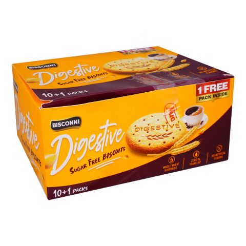 Bisconni Digestive Sugar Free Biscuits, 11-Pack