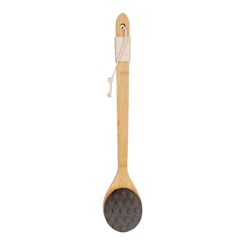 Krramel Bamboo Washing Body Brush, Grey, NX-0136