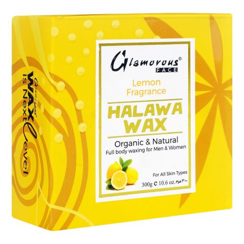 Glamourous Face Lemon Fragrance Halawa Wax, 300g, GF-8092-B