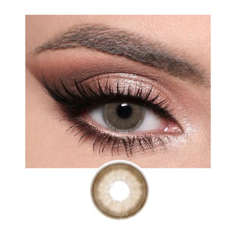Optiano Soft Contact Lenses, Warm Hazel