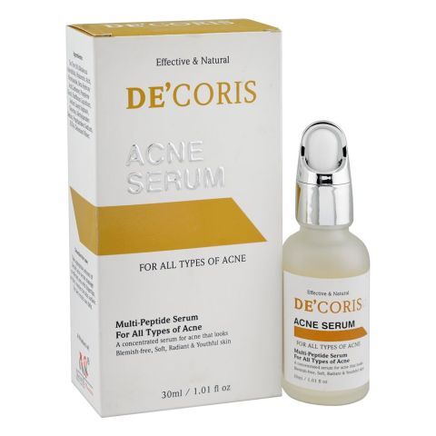 De'coris Acne Face Serum, For All Types Of Acne, 30ml