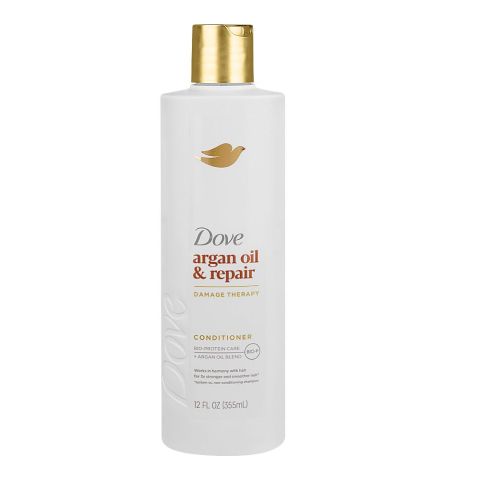 Dove Argan Oil+Repair Revitalizing Conditioner, 0% Parabens, Dyes & Colorants, Cruelty Free, 355ml