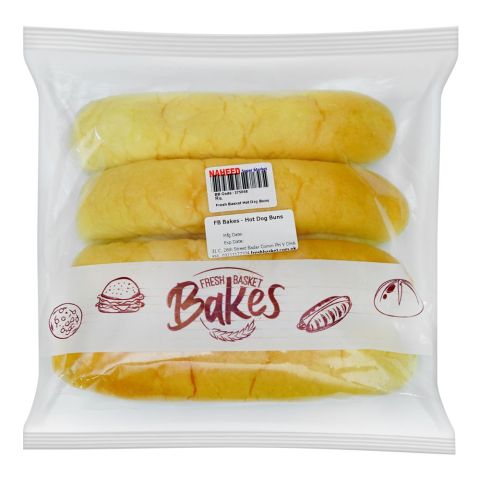 Fresh Basket Hot Dog Buns, 4-Pack