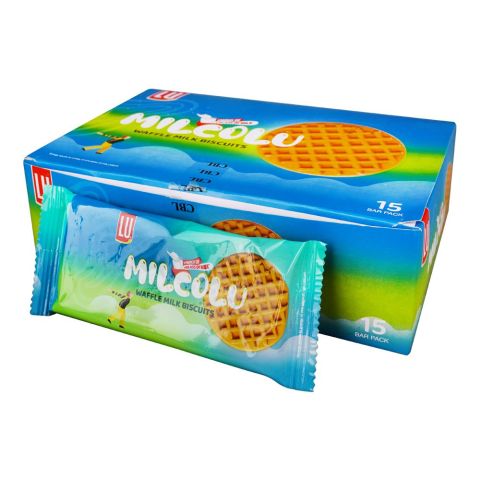 LU Milcolu Waffle Biscuits, 15-Pack